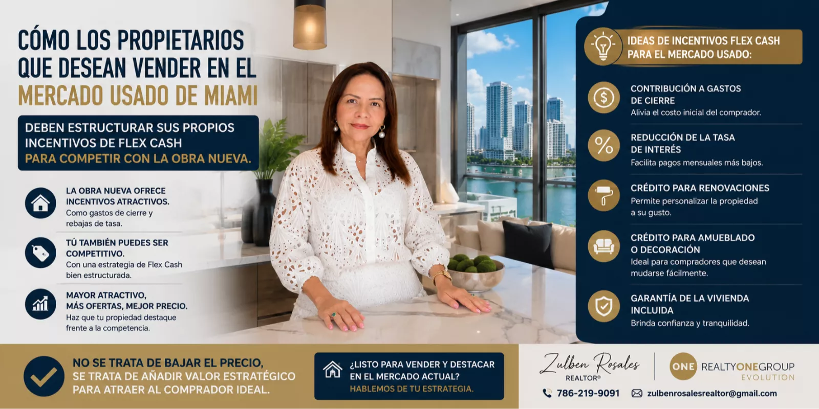 Incentivos Flex Cash para Vender en Miami