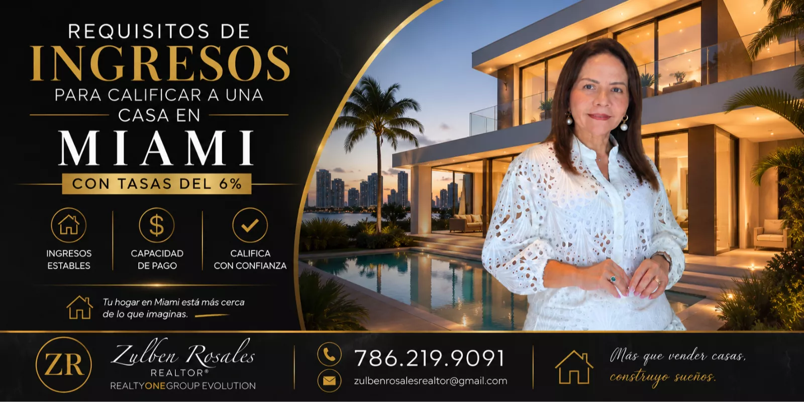 Requisitos de Ingresos para Comprar Casa en Miami