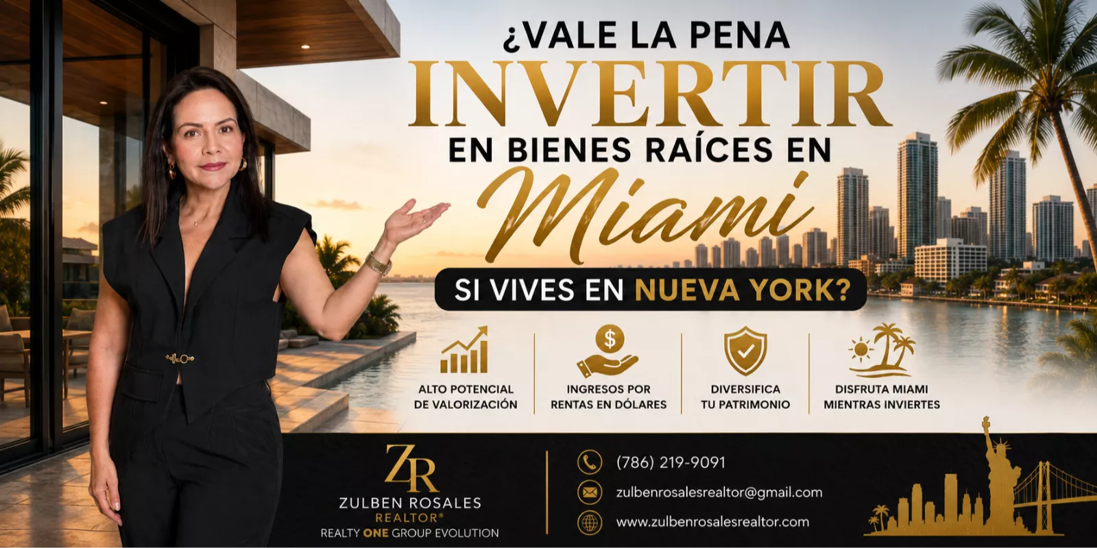 Inversión inmobiliaria en Miami desde Nueva York